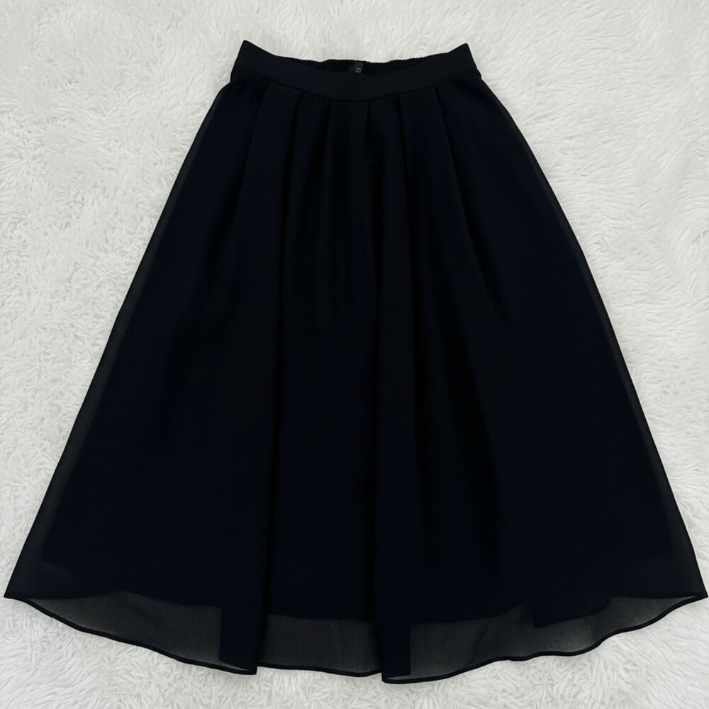 XXI Women's Black Midi A-Line Skirt - Size S
 b82